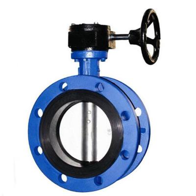 China General cheap top fine wholesale double flanged butterfly valve for sale