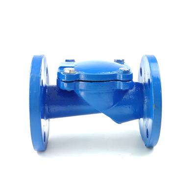 China Rubber Standard Ductile General General Iron Type, Manual Check Valve PN16 DN100 Normal Temperature Cast Iron Check Valve DN50-DN400 for sale