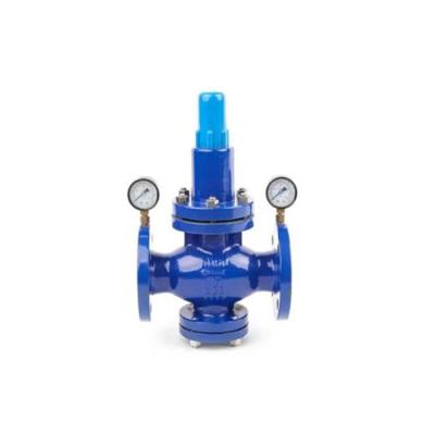 China PN16 Cast Iron General Flange Adjustable Water Pressure Relief Valve for sale