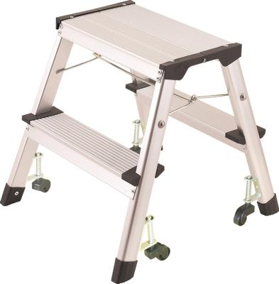 China Folding Ladders 2 Step Mini Portable Steel Step Folding Steel Step Ladder for sale