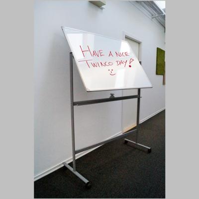 China Office White Board Rotating Rotating Whiteboard Writing Blank Board for sale