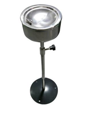 China Factory High Quality 304 Stainless Steel Ashtray Hotel Smoking Area Outdoor Lockable Ashtray Stand Up Metal Ashtray for sale