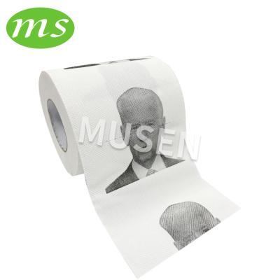 China Virgin Wood Pulp Factory Supply Amazon USA Direct Election Biden Printed Toilet Paper Biden Paper Napkin Biden Toilet Paper for sale