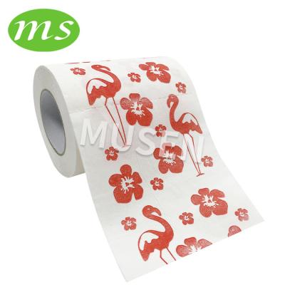 China Virgin Wood Pulps Custom Novelty Printed Toilet Paper for sale