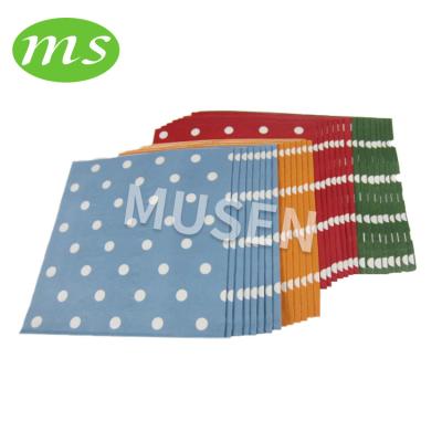 China Pocket Cloth Holiday Printed Napkin Party Towel With Novelty And Interested Patterns for sale