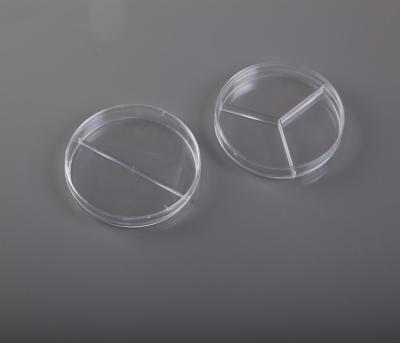 China 60mm 75mm 90mm 100mm Lab Petri Dish Square 120mm Round Plastic Petri Dish for sale