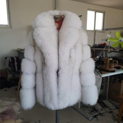 China New winter fashion ladies viable wholesale warm oversized real fur jacket real women smudge fur coat for sale