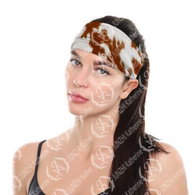 China JUNZHI KATHERINE Slouch Girl Bird Sunflower Cowhide Headband CX-JZ150 for sale