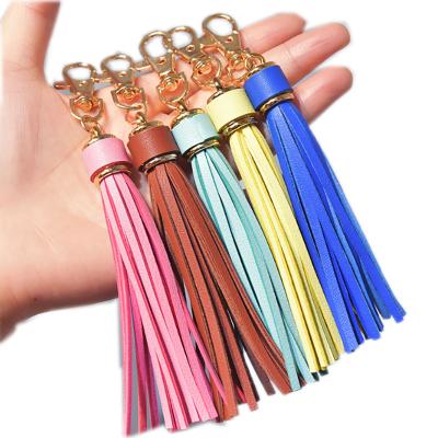 China JUNZHI rubber KATHERINE Candy Colorful Tassel Keychain for sale