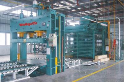 China Factory Synthetic Board Hot Press Production Line for sale