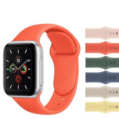 China Water Resistant Variable Interchangeable Silicone Rubber Watch Band Adjustable Rubber Straps For Iwatch 38mm 42mm 40mm 42mm for sale