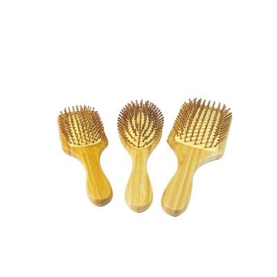 China 100% biodegradable; Portable factory direct gift Nan Bamboo Air Cushion Comb hair care comb hair care straight hair massage for sale