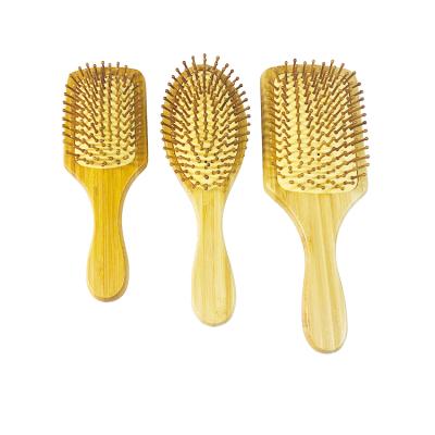 China 100% biodegradable; Long Curly Hair Comb Cushion Air Tooth Airbag Wooden Comb Portable Wide Comb Large Wooden Electrostatic Slab for sale