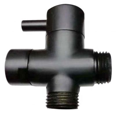 China With FY100-MB Matt Black Shower Faucet Fitting Brass Shower Faucet Valve for sale