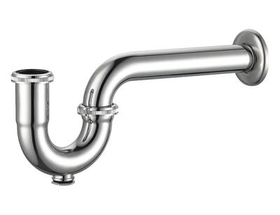 China Modern Competitive Price ND020 Basin Drainer Use Waste Bottle Trap,P Trap Bathroom Siphon Brass Piping Siphon for sale