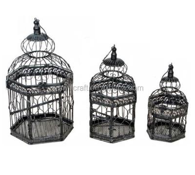 China Viable Wire Metal Antique Bird Cage for sale