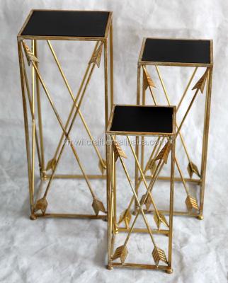 China Modern antique gold metal factory stand for sale