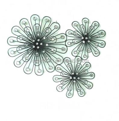 China Europe Wire Wall Decor Metal Flower for sale