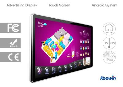 China Do Signage interativo de Digitas do tela táctil de 65 polegadas pontos fixados na parede multi 10 à venda