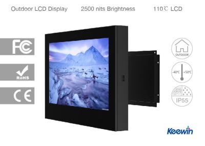 China Wall Mounted Outdoor Lcd Displays , Fully Protection External Digital Signage for sale