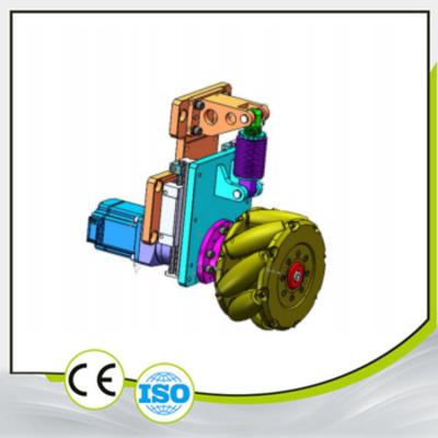 China Diameter 152mm AGV Mecanum Wheel Drive Assembly Load 100KG Power 200W for sale