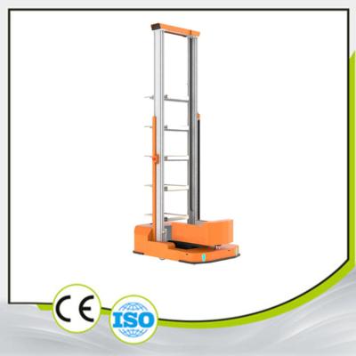 China AGV Automated Guided Vehicle Light Load 30KG Material Box AGV Differential Drive Telescopic Clip Lifting Height 2m for sale