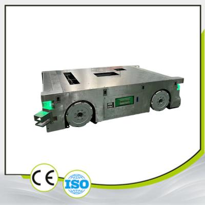 China Vehículo guiado automático omnidireccional AGV Taller libre de polvo Mecanismo de acoplamiento personalizable con carga máxima 800 kg en venta