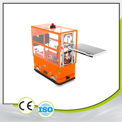 China Semiconductor Panel Feeding Omnidirectional AGV Automated Guided Vehicle Load 50KG-100Kg for sale