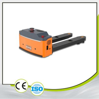 China Laser SLAM Navigation Ultra Low Forklift AGV Load 1000KG Differential Drive for sale