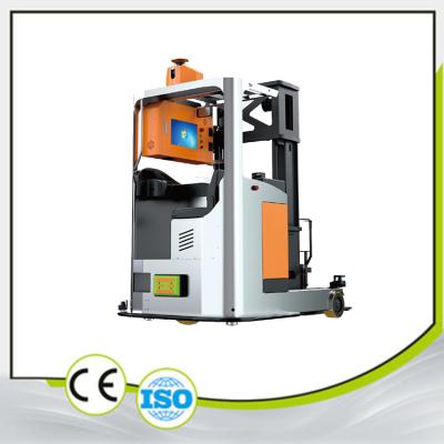 China 1500KG Load AGV Reach Truck Forklift Stack Height 2m Laser Navigation for sale