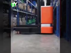 1500KG Load AGV Reach Truck Forklift Stack Height 2m Laser Navigation