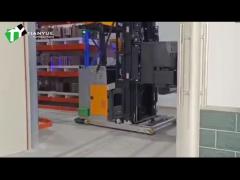 Three Way Fork Mode Automated Guided Vehicle Forklift  Load 1500KG Narrow Lane