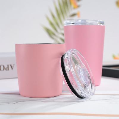 China Novelty Stainless Steel Colorful Cute Little Mum and Kids Tumbler, Toddler Stackable Cup with Lid for sale