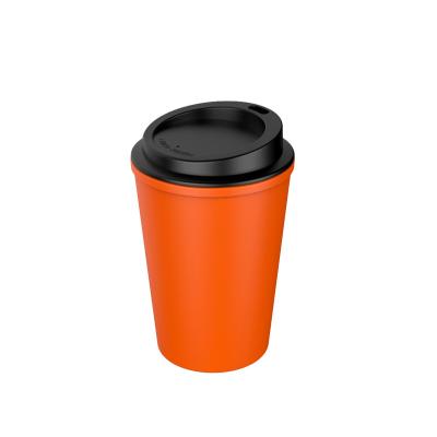 China Wholesale Novelty Double Wall Coffee Plastic Thermo Mug With Lid 16 Ounces Printed Custom Design for sale