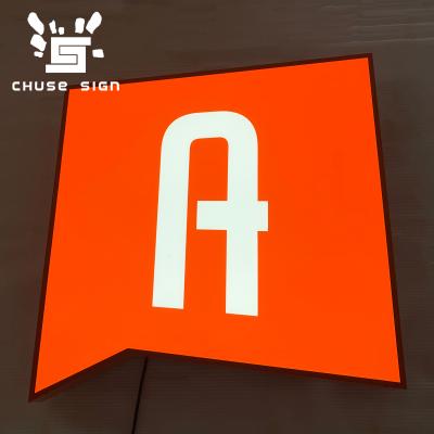 China CHUSE Buildings Custom Frontlit Letter Light Stainless Steel Metal Aluminum Letters Sign LED Letters For Store for sale