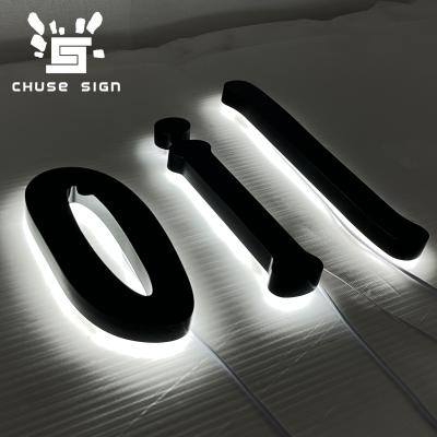 China Shops CHUSE 3D Sign Led Backlit Channel Letter Custom Signage Signs For Restaurants for sale