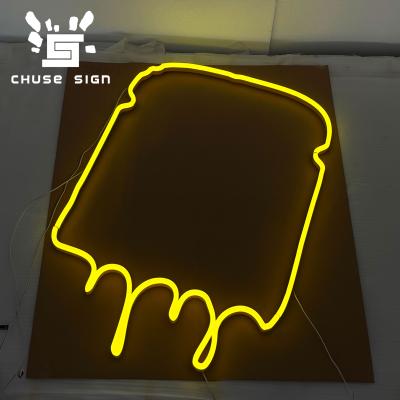 China Shops CHUSE 3D Wall Decoration Neon Light Sign Custom Logo Restaurant Store Neon Sign For for sale