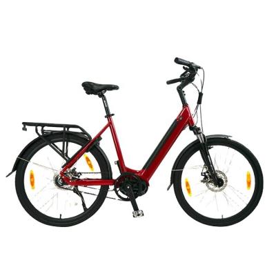 China Aluminum Alloy Hot Sale 250W 500W Green City Electric Bike 2021 Chinese Cheap Road e Bike Electric Bicycle for ladies Sale for sale