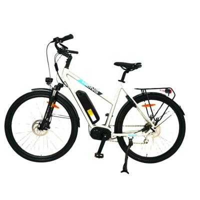 China HONG EU Warehouse Aluminum Alloy Mid Motor Electric Hydraulic Electric Bike Adult Bicycle Free Shipping for sale