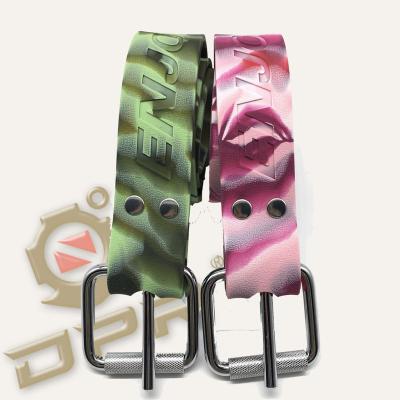 China DPR Anti UV Mark Colored Silicone Weight Belt For Freediving And Spearfishing for sale