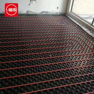 China Diameter 20mm Modern Pipe Hydronic Hot Water Radiant Floor Heat Panels Studded Plate For Floor Heating for sale