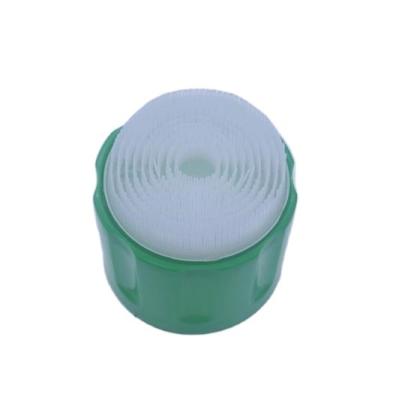 China Plastic Bottle Lid Customized Plastic Fit Molded Plastic Stiffened Lids For Aerosol Can for sale