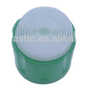 China Non Spill 42mm Hottest Customized Plastic Capsule Spray Bottle Cap With Brush for sale