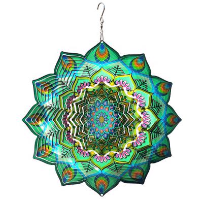 China Eiryhope modern stainless wind spinner, unique garden hanging decor. for sale