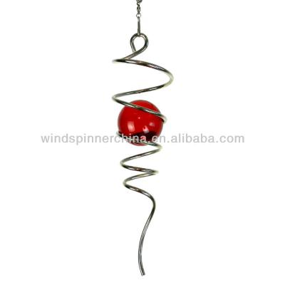 China Europe wind spinner--spiral w/red staring ball for sale