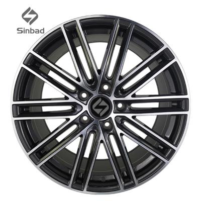 China Aluminium alloy 4 5 6 holes 17 18 19 20 21 22inch black forged aluminum car alloy wheels rim of Car for sale