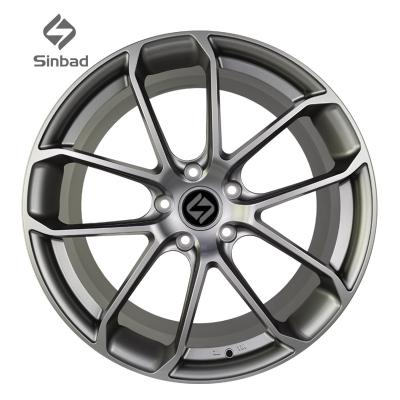 China Aluminium alloy forged car alloy wheels rims 18 /19/20/21/ 22 inch 5hole step lip for sale