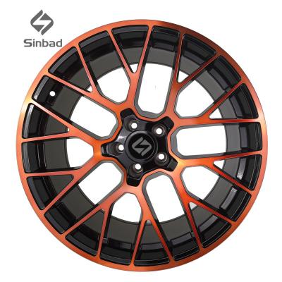 China Aluminium alloy High quality 5X100-120 Aluminum Alloy Wheel Rim 17 18 19 inch casting wheel hub for sale