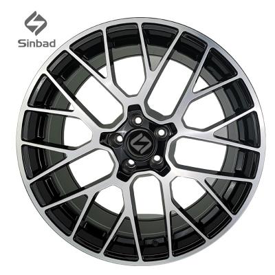 China Aluminium alloy Customized casting Aluminum Alloy 18-24 inch Carbon Fiber Passenger Car Wheels Rims for sale