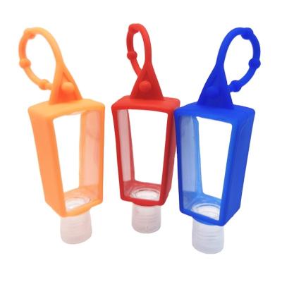 China Custom Europe Silicone Hand Sanitizer Bottle Cover Perfume Bottle Cover Sleeve Protector for sale